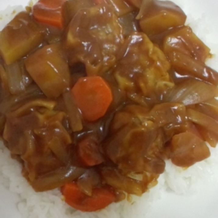 シュウマイ入りカレー